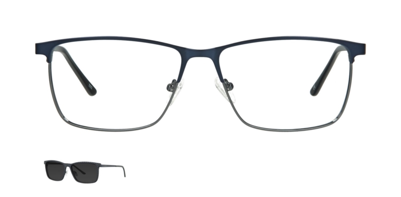 Optical frame with clip-on TONNY 48378C3